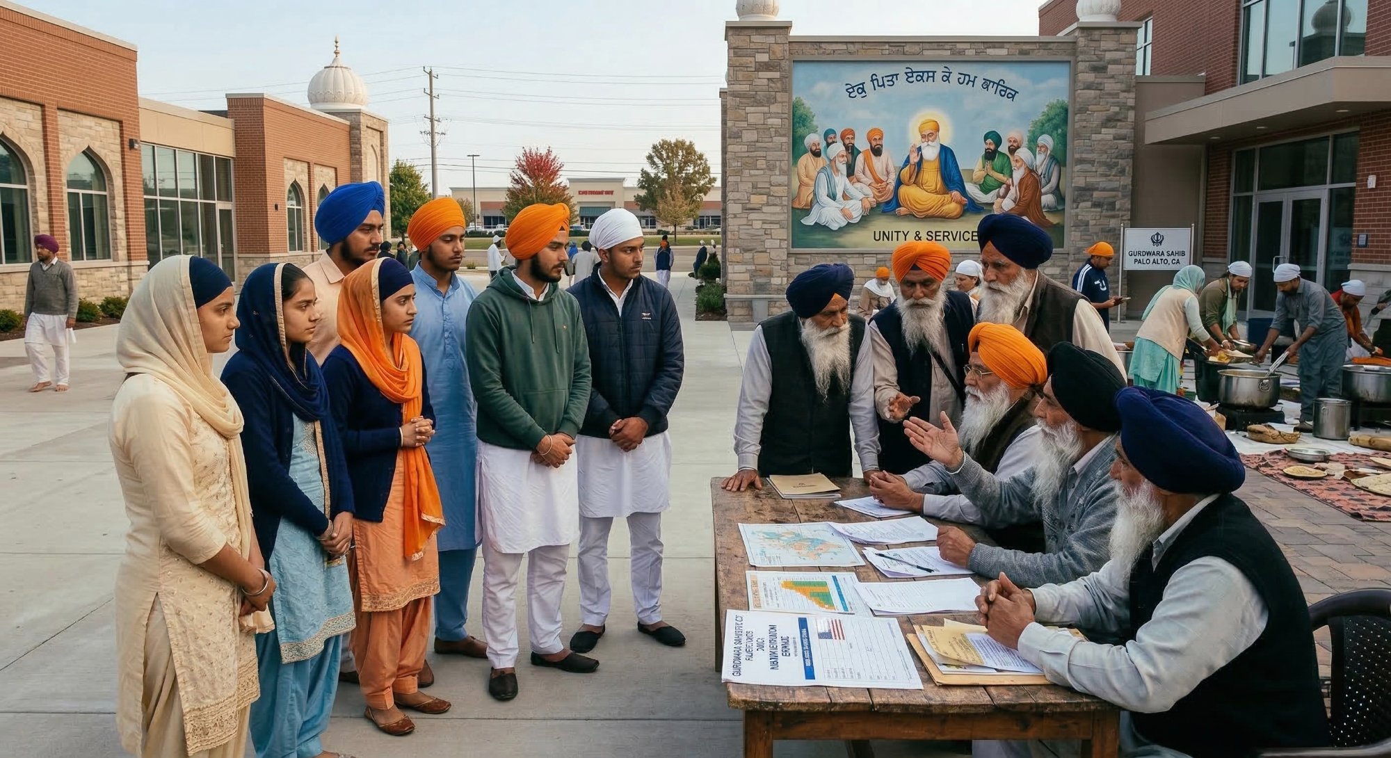 Young Sikhs and Gurdwara committee members